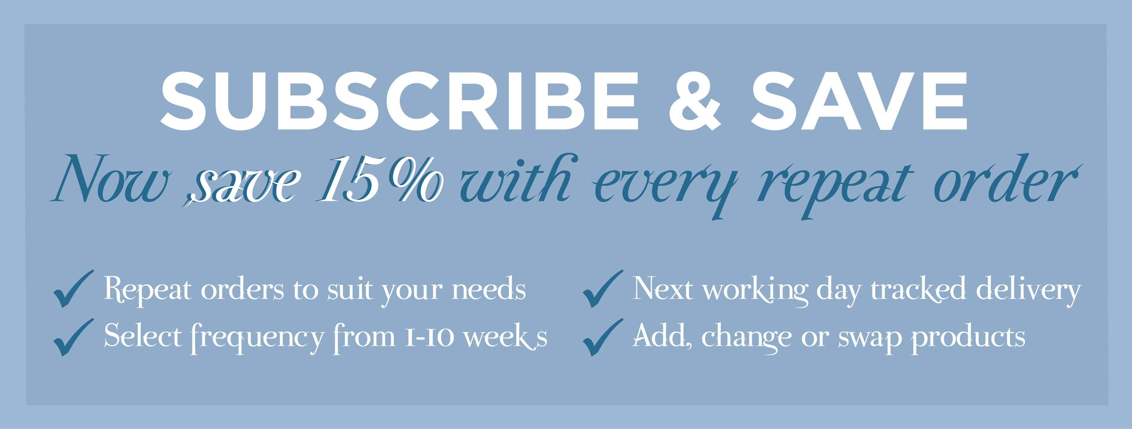 Subscribe and Save