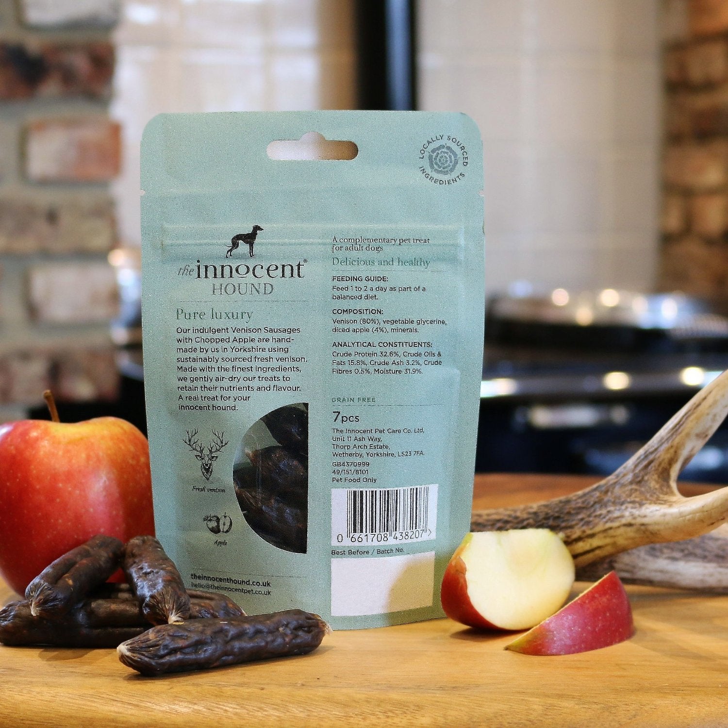 Grain Free Venison Sausage Dog Treats The Innocent Hound