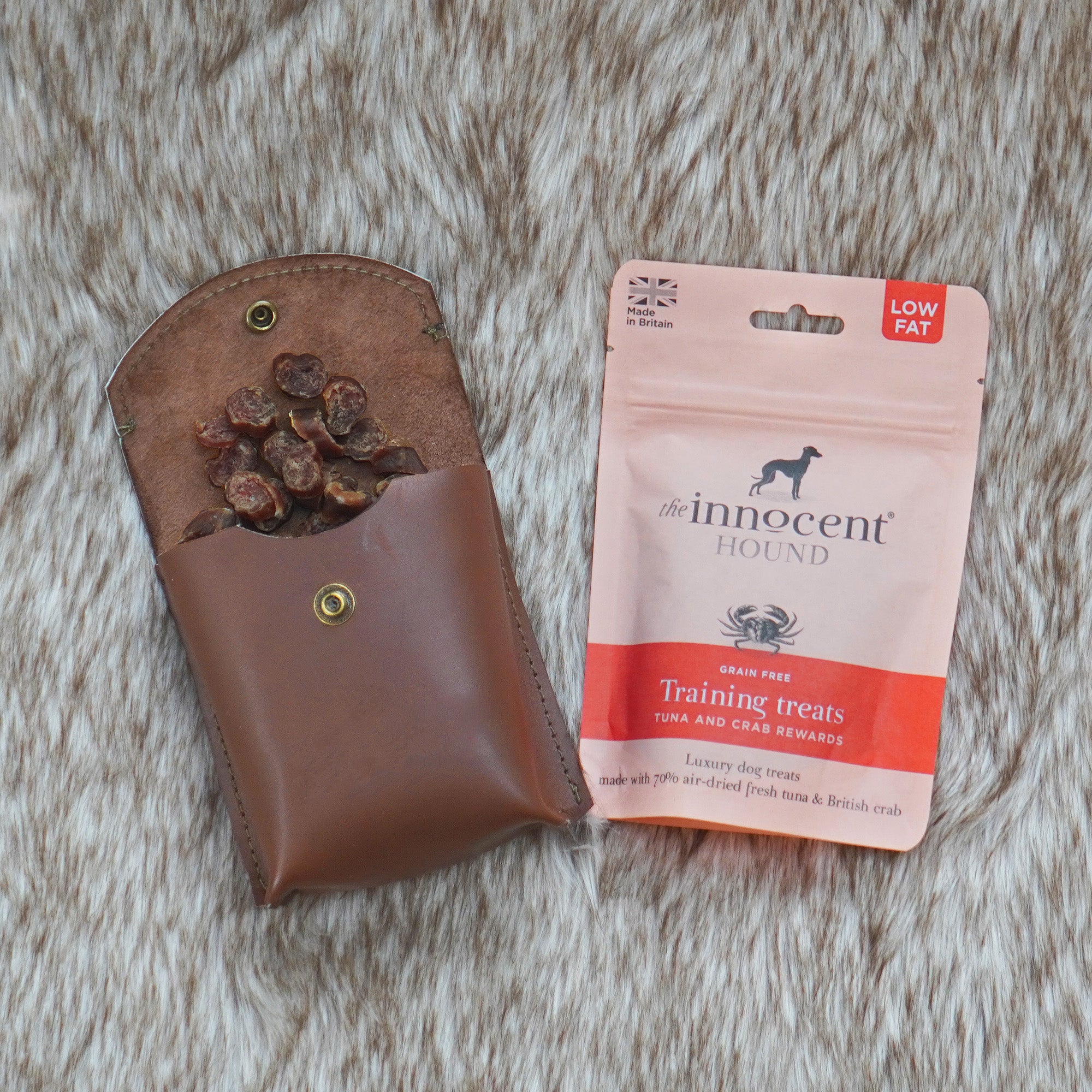 Luxury Leather Treat Pouch