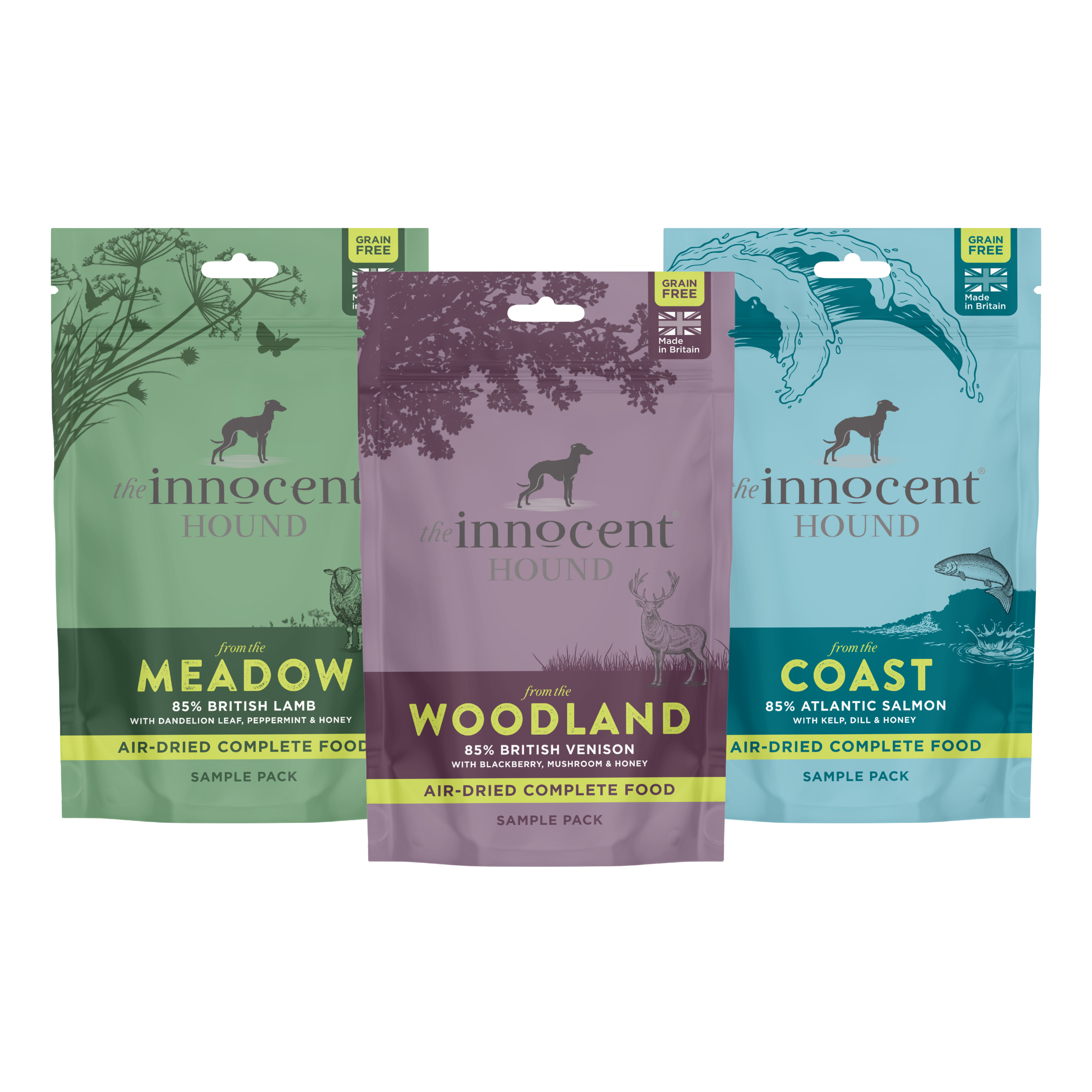 Sample Pack - From The British Countryside - Air-Dried Dog Food