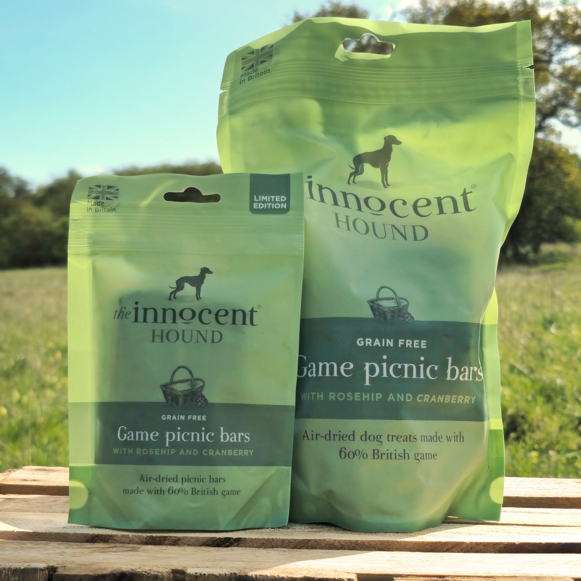 Game Picnic Bars with Rosehip & Cranberry