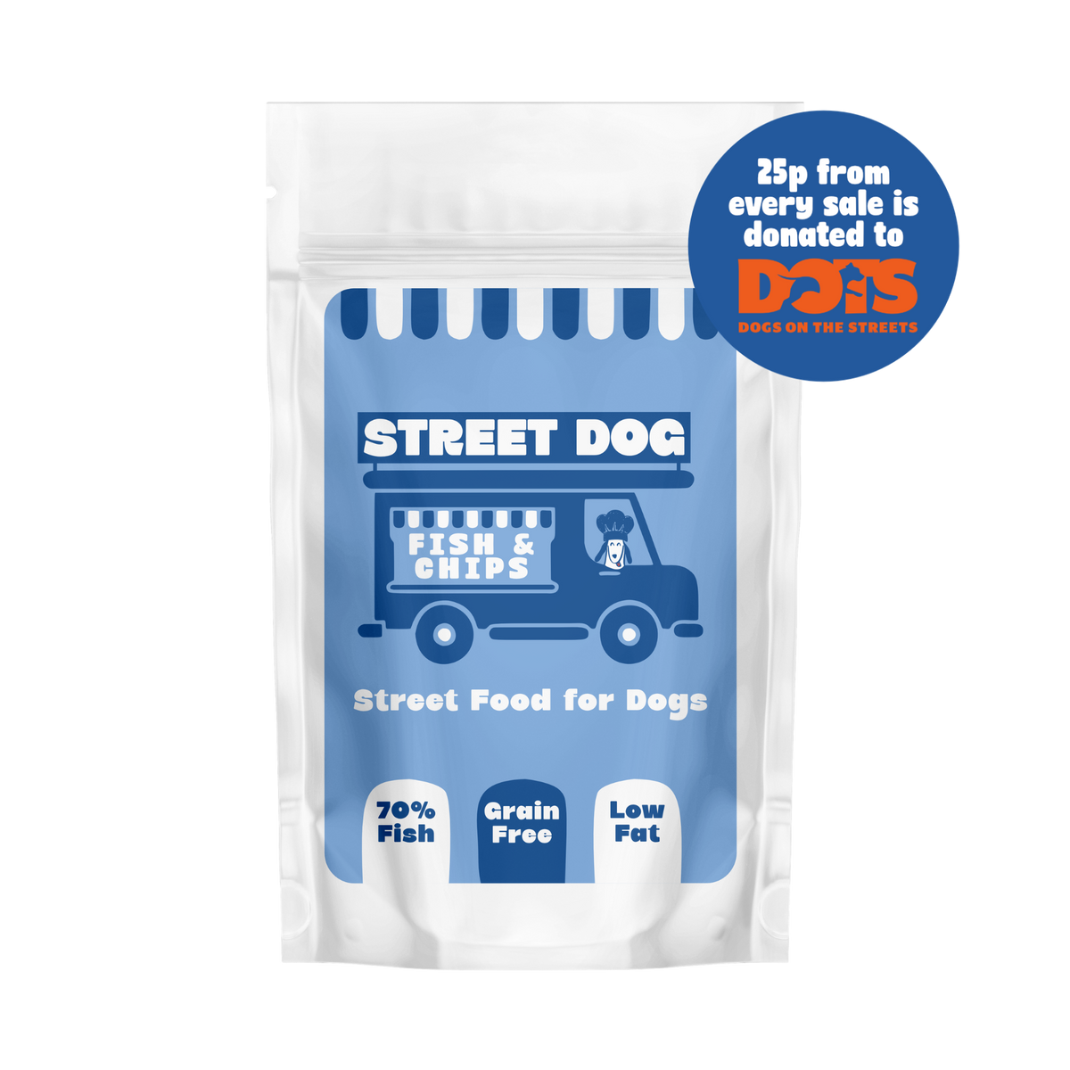 Street Dog - Fish & Chips (125g)