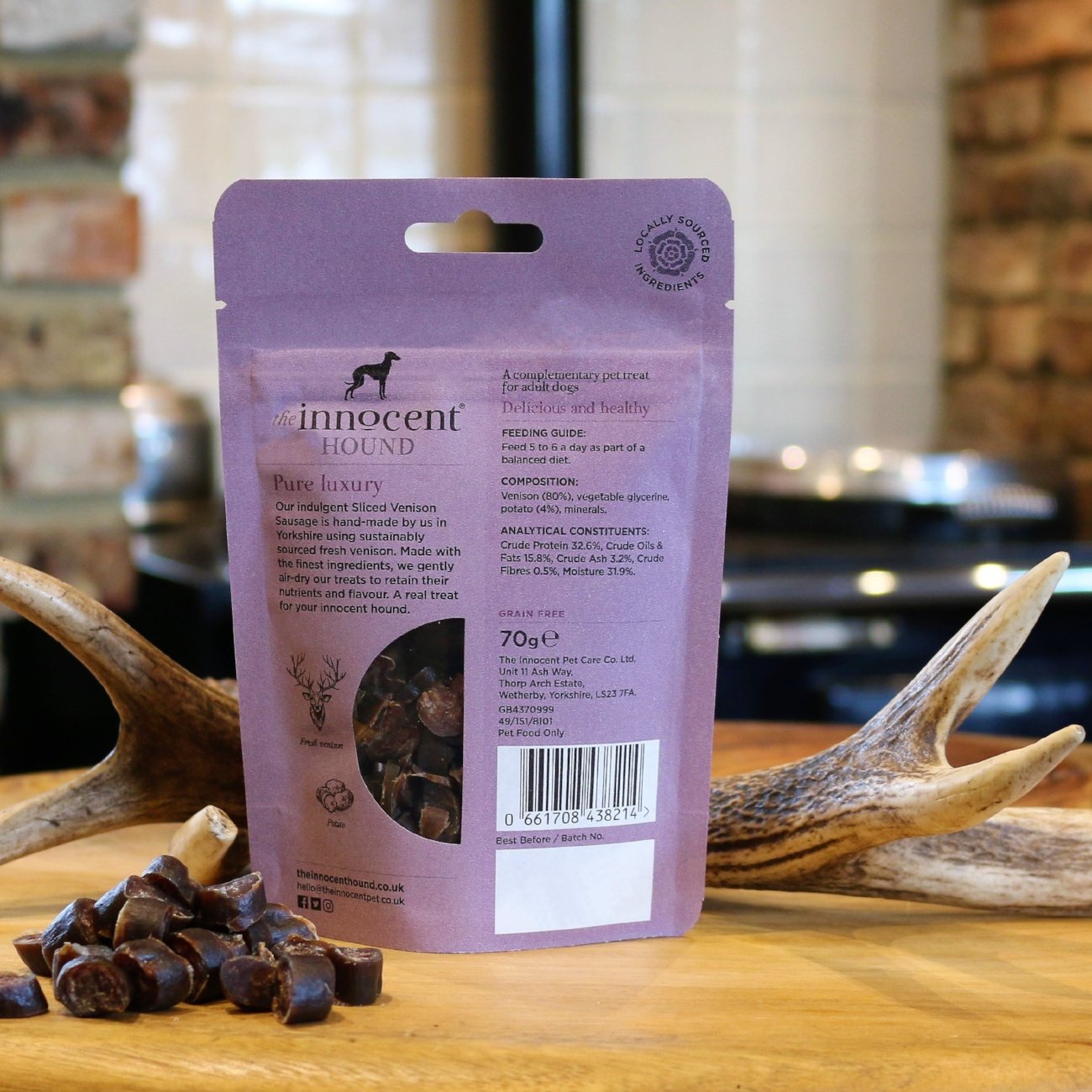 Grain Free Venison Dog Treats The Innocent Hound