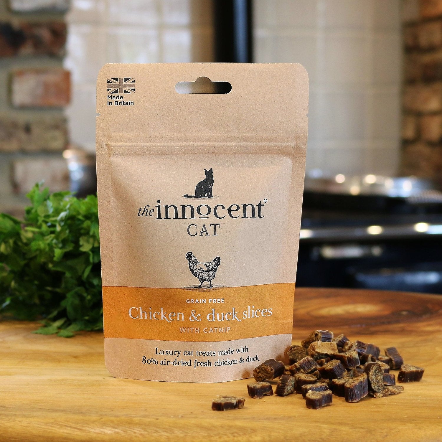 Grain Free Chicken Duck Catnip Cat Treats The Innocent Cat