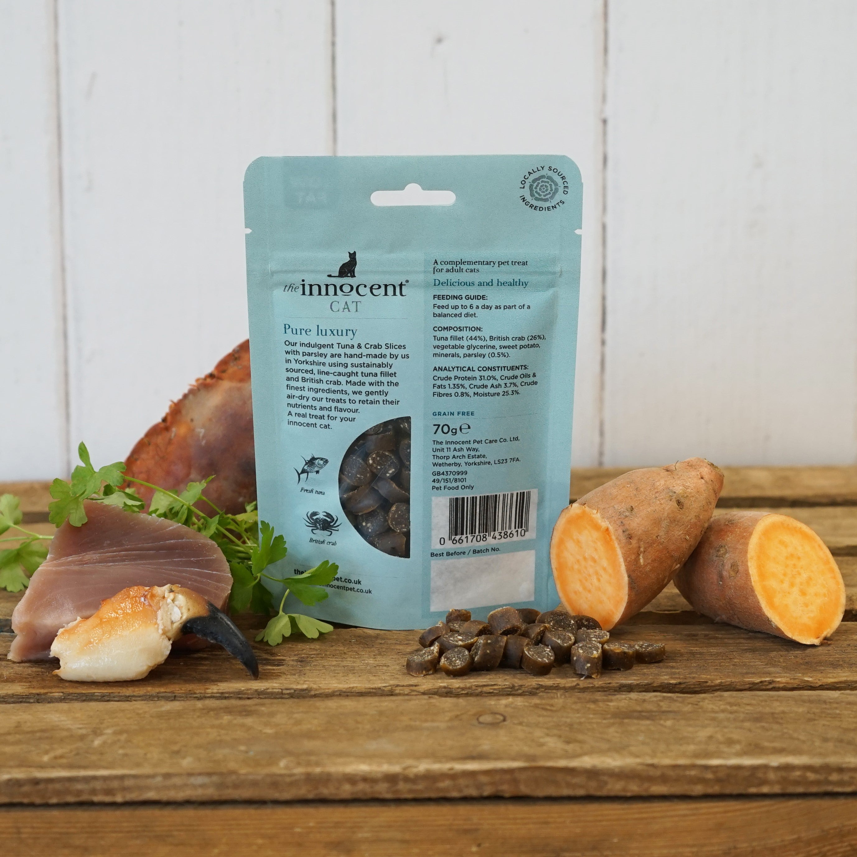 Grain Free Tuna Crab Cat Treats The Innocent Cat | Healthy Pet Treats
