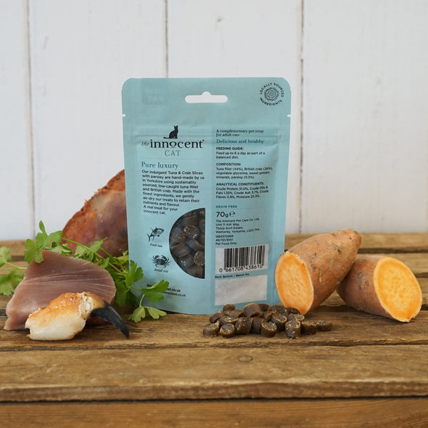 Grain Free Tuna Crab Cat Treats The Innocent Cat | Healthy Pet Treats