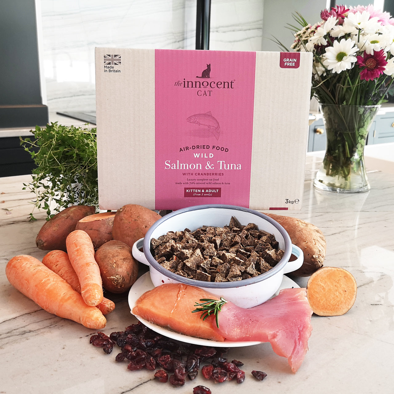 Air-Dried Cat Food - Salmon & Tuna