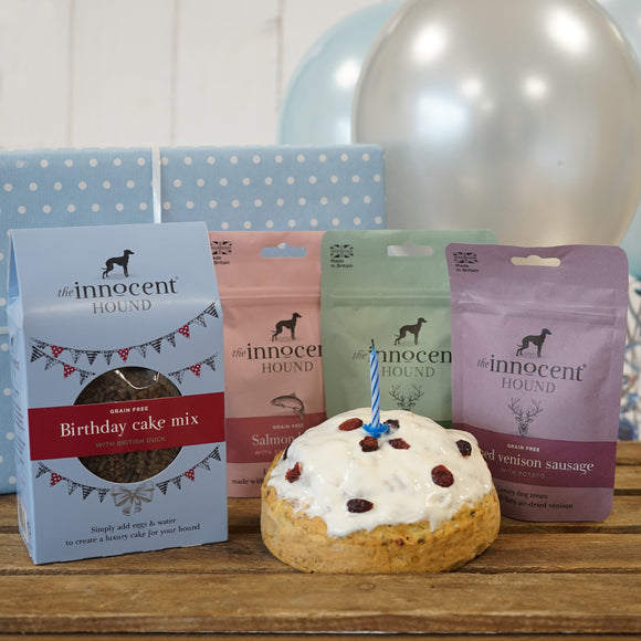 Birthday Gift Box for Dogs | Healthy Dog Treats | The Innocent Hound