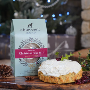 The Innocent Hound - Dog Christmas Cake Mix with British Turkey